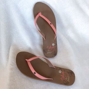 Cobian Hanalei flip flops in Coral - New w/o tags